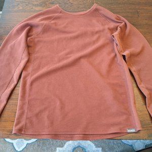 Base layer or sweater, rust color